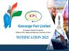 Kamarajar Port Limited Notification 2023 