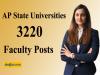 Apply Now: 3220 Faculty Positions in AP State Universities, Join Andhra Pradesh State Universities as Faculty - 3220 Openings,AP State Universities: 3220 Vacancies for Faculty Recruitment, Notification: 3220 Faculty Posts Open in Andhra Pradesh State Universities, ap state universities faculty recruitment 2023, AP State Universities Faculty Recruitment - 3220 Positions Available,