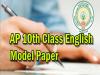AP Tenth Class 2022 English Model Question Paper 2