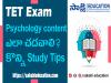 TET Exam - Psychology content 