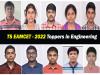 TS EAMCET Engineering Toppers 2022