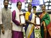 President Droupadi Murmu presenting the Sangeet Natak Akademi Awards