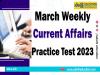 March Weekly Current Affairs Bitbank in English
