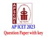 Andhra Pradesh ICET 2023 Question Paper (Shift-1) with Key