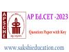 Andhra Pradesh EdCET 2023 English(URDU) Question Paper with Key