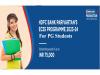 HDFC Bank Parivartan's ECSS Programme 2023 - 24 for PG 