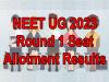 neet ug 2023 round 1 seat allotment results