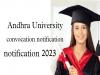 andhra university graduation ceremony, Four-Year Student Graduates