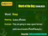 Word of the Day (20.09.2023),sakshi education, Daily new word, Discover a new word daily 