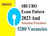 SBI CBO Examination Pattern 2023