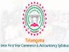Telangana Intermediate 1st Year Commerce & Accountancy Syllabus 2023