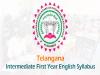 Telangana Intermediate 1st Year English Syllabus 2023