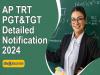 AP TRT PGT, TGT & PD Detailed Notification 2024