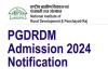 NIRDPR, Hyderabad PGDRDM Admission 2024 Notification 