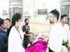 Paderu ITDA PO Abhishek visits hospital to instruct doctors about students health