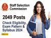 SSC Selection Post Phase 12 Detailed Notification 2024 