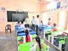 Collector Abhishikt Kishore, DEO inspecting examination centres of Tenth Class