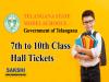 Download TS Model School 7th to 10th Class Hall Tickets