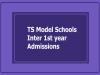 Apply Now for 10th Standard Passouts  Telangana Model School  Intermediate first year admissions at Telangana Model Schools  Admissions Open for First Year Intermediate 