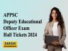 APPSC Deputy Educational Officer Exam Hall Tickets 2024