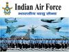 Air Force recruitment rally poster featuring male and female candidates  Indian Air Force Recruitment Rally 2024  Indian Air Force logo with recruitment rally details for Agniveervayu  role