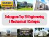 Telangana Top 20 Mechanical Engineering Colleges 2024