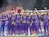 Kolkata Knight Riders celebrating their IPL victory  Kolkata Knight Riders beat Sunrisers Hyderabad by 8 wickets to win third IPL title