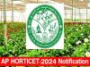 AP HORTICET 2024 Notificaiton for admissions in diploma courses