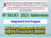 Rajiv Gandhi University of Science and Technology admissions  RGUKT admissions process  2024-25 admissions notification 48,000 applicants for RGUKT admissions May 6 notification release date Rajiv Gandhi University of Science and Technology (RGUKT) Admissions