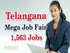 Telangana Mega Job Fair News  Collector Jitesh V. Patil lighting the Jyoti at Mega Job Mela  
