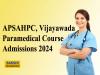 Admissions at APSAHPC for Paramedical Diploma Courses