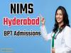 Bachelor of Physiotherapy course admissions at Nizam Institute of Medical Sciences