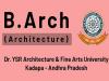 Government/Private/Minority/Unaided Educational Institutions admissions announcement  B.R.C course admission details 2024-25 at Dr. YSR Architecture and Fine Arts University  Dr. YSR Architecture and Fine Arts University Kadapa admissions for 2024-25 academic year Bachelor of Architecture course admissions at Dr YSR University  Dr. YSR Architecture and Fine Arts University admission notice 2024-25  Application form for B.R.C course at Dr. YSR Architecture and Fine Arts University  