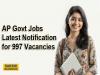 AP Government Jobs Latest Notification 2024