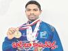 Modem Vamsi Success Story Modem Vamsi Success Story At International Level In Weightlifting