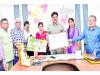 School student stands first position in poster making at national competition