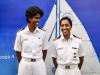 Two Women Naval Officers Embark On Global Sailing Voyage  Two women officers of the Indian Navy preparing for their journey