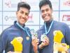 Mukesh Nelavalli celebrates his success at the World Junior Shooting Championship  World Junior Shooting Championship: India win team gold in mens 50m pistol event