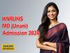 KNRUHS MD (Unani) Admission 2024 