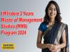 IIM Indore 2 Years MMS Program  IIM Indore admissions announcement for second batch of MMS program  IIM Indore MMS program second batch admission details  