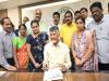 AP CM Chandrababu Naidu Signs First File on Mega DSC Notification 2024