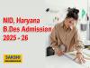 NID, Haryana B.Des Admission 2025 - 26