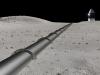 NASA gas pipeline on the south pole of the moon