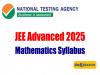 JEE Advanced 2025 Mathematics Syllabus