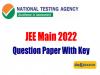 JEE Main 2022 Session-1 Question Paper( 27th June 2022 Shift 2)   JEE Main 2022 Shift 2 Paper  