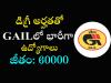 GAIL jobs  GAIL recruitment 2024 notification  GAIL salary 60000 per month for various posts  