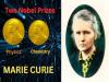 Marie Curie Got Two Nobel Prizes