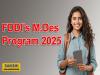 Admissions Open - FDDI's M.Des Program 2025  FDDI Master of Design Program Application Open  Footwear Design and Development Institute M.Des. Admission 2025  