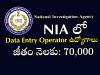 NIA jobs  NIA job opportunity for Data Entry Operator  Apply for Data Entry Operator in NIA  NIA recruitment for DEO position with 70000 salary 