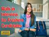 Walk-in Interview for Freshers Candidates